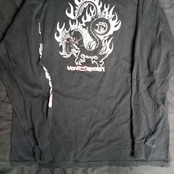 Vintage Y2K Year Of The Dragon Skater Long Sleeve T-Shirt - Picture 8 of 8